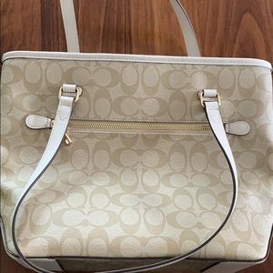 Brand New White Coach Bag